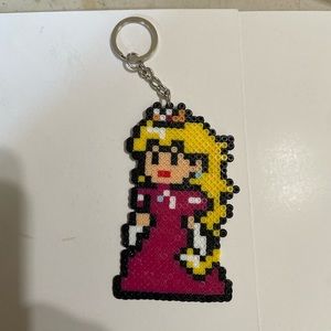 Perler bead keychain